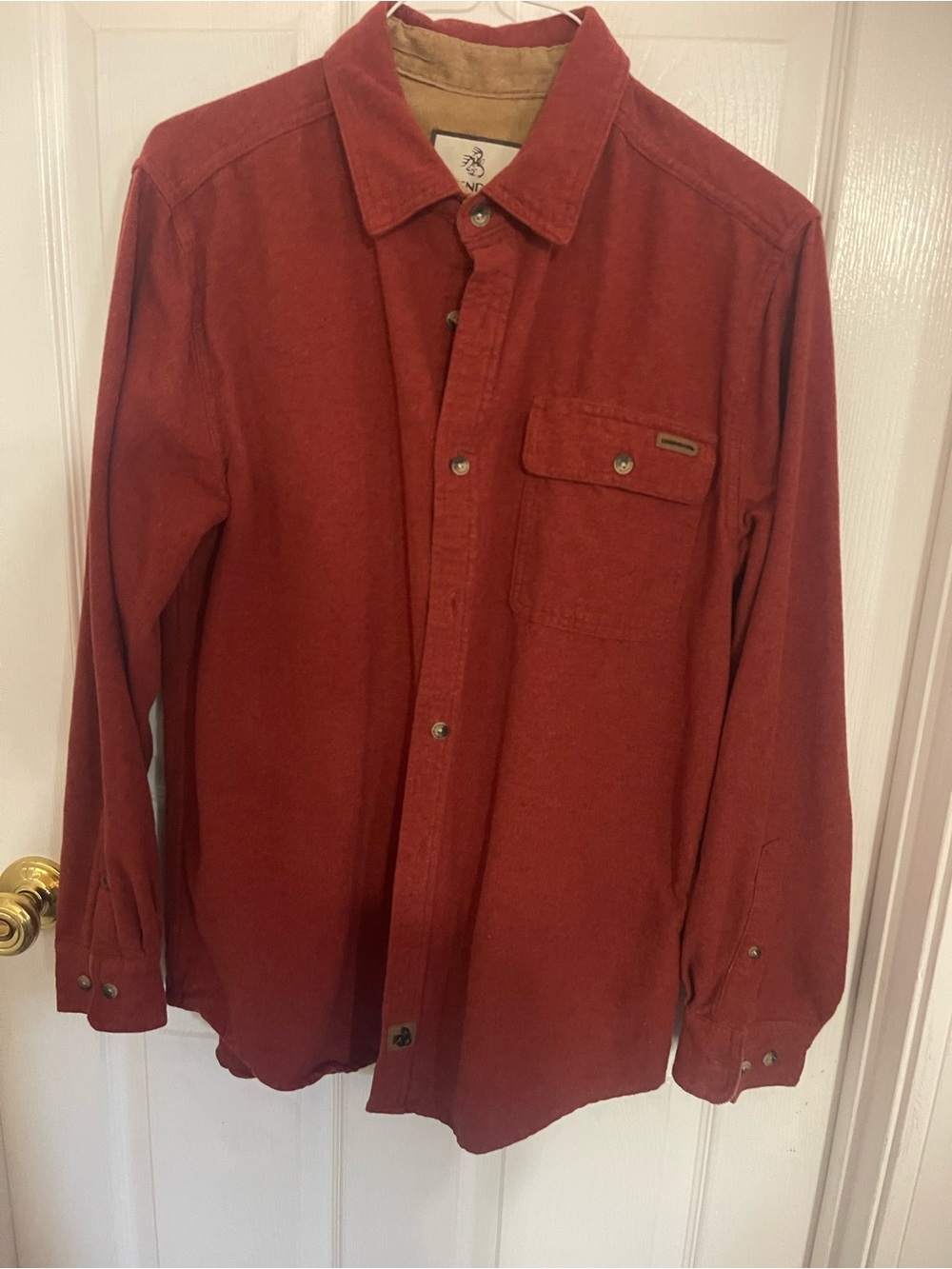 Legendary Whitetails Men's Long-Sleeve Button Shirt - Rust